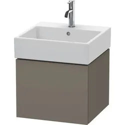 Duravit L-Cube Waschtischunterbau wandhängend Flanell Grau Seidenmatt 484x459x394 mm - LC617409090 LC617409090