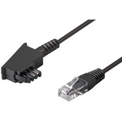 Goobay Goobay 51235 TAE-F auf RJ45 Kabel für DSL/ADSL/VDSL-Router, 10m Audio- & Video-Kabel