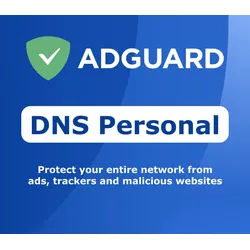 AdGuard DNS Personal Key (1 Monat / 20 Geräte)