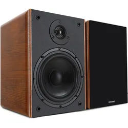 McGrey BSS-365 BN 6,5" HiFi Regallautsprecher Paar braun 2x 60W RMS