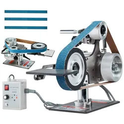 VEVOR Bandschleifmaschine 762x25,4mm Bandschleifer Schleifer VFD 2 Schleifmodi
