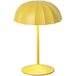 LED-Tischleuchte Ombrellino sompex gelb, Designer Eduard Euwens, 24; Schirm 6.1 cm