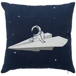 Atmosphera for kids Kinderkissen Space 40/40 cm , Textil , 10x40 cm , Heimtextilien, Bettwäsche & Leintücher, Kinderbettwäsche