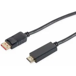 S-IMPULS 1.4 DisplayPort-Kabel, DP/HDMI, Stecker/Stecker, 4K, 3,0 m