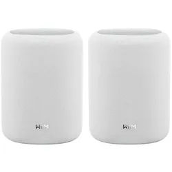 WiiM Sound LITE Twin Pack weiss Smart Speaker Hi-Res Multiroom Lautsprecher-Set