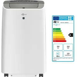 Goobay Lokales Klimagerät 9000 BTU/2600 W mit Fernbedienung und Timer - leistungsstarker Luftkühler für ein angenehmes Raumklima