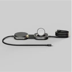 Charging Cable USB C-C Pro 3 - Magnetic Wireless Charger - Black