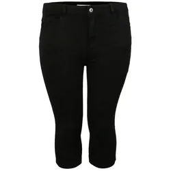 ONLY CARMAKOMA 3/4-Jeans Augusta (1-tlg) Plain/ohne Details, Weiteres Detail schwarz 42