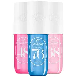 Sol de Janeiro Gesichts- und Körperspray Sol de Janeiro Cheirosa Perfume Mist 3er Set Travel Size, 3-tlg., Drei Duftmists für Body & Hair – perfekt zum Layern und Auffrischen