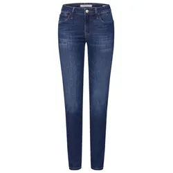 Mavi Skinny-fit-Jeans Adriana (1-tlg) Weiteres Detail, Patches, Plain/ohne Details blau