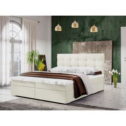 99rooms Boxspringbett Braxton (Schlafzimmerbett, Bett), 140/160/180/200 x 200 cm, mit Matratze und Topper, Bettkasten