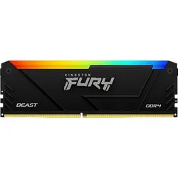 Kingston Fury Beast (1 x 16GB, 3200 MHz, DDR4-RAM, DIMM), RAM, Schwarz