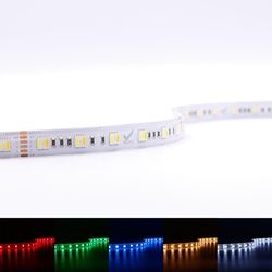 Strip 24V LED Streifen 5M 18W/m 60LED/m 12mm - Lichtfarbe: RGB+CCT - Schutzart: ...