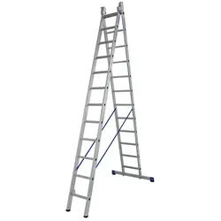 KRAUSE Mehrzweckleiter »STABILO«, 24 Sprossen, Aluminium - silberfarben