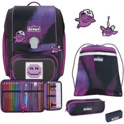 Scout Genius Set Movie Star, Schulranzen-Set 5-teilig Pink Pixel
