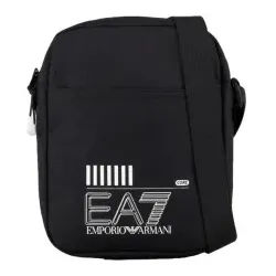 EA7 Unisex. 245086_CC940 Recycelte Umhängetasche schwarz (OSFA), Lässig, Polyester