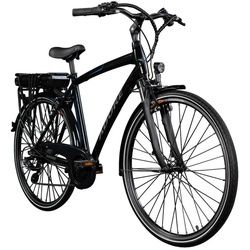 Xxxl Elektrofahrrad , Schwarz , Metall , male , Display mit Led, Beleuchtung vorne und hinten, Antirutschpedale, Rücklicht, Seitenständer , Freizeit & Co, E-Mobilität, E-Bikes