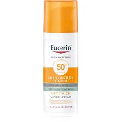 Eucerin Sun Oil Control Tinted Sonnencreme-Gel SPF 50+ Farbton Light 50 ml