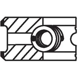 MAHLE Kolbenringsatz 02193n2