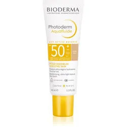 Bioderma Photoderm Aquafluid schützendes getöntes Gesichtsfluid SPF 50+ Farbton Claire 40 ml