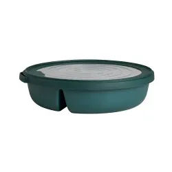 Mepal PRO Duo Schale mit Deckel, wiederverwendbar, 700 + 350 ml, Bowl Schüsseln für den häufigen Gebrauch in der Gastronomie entwickelt, Farbe: nordic pine