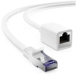 deleyCON deleyCON 3,0m CAT7 Patchkabel Verlängerung S/FTP Netzwerkkabel LAN LAN-Kabel
