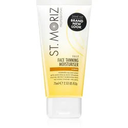 St. Moriz Daily Tanning Face Moisturiser feuchtigkeitsspendende Selbstbräunercreme für das Gesicht Typ Light 75 ml