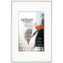 Nielsen Bilderrahmen , Silberfarben , Metall , rechteckig , 30x40 cm , Bilder & Rahmen, Bilderrahmen, Bilder - & Fotorahmen
