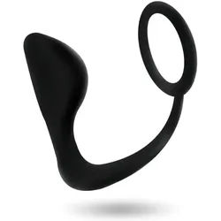 Addicted Toys - Flexibler Analplug mit Penisring 1 St