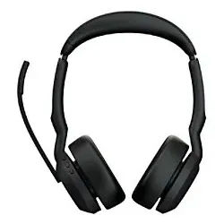 Jabra Evolve2 Verkabelt / Kabellos Headset Kopfbügel USB Mit Bluetooth Active Noise Cancelling Mit Mikrofon Stereo Schwarz