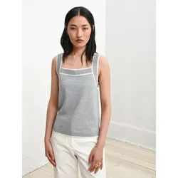 Top en maille BOSS gris