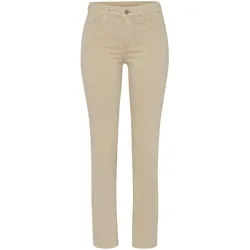 Le jean avec jambes droi­tes Mac beige