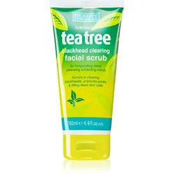 Beauty Formulas Tea Tree reinigendes Hautpeeling für unreine Haut 150 ml