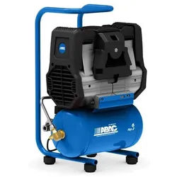ABAC START SILENT OS20P - Schallgedämpfter, ölfreier, einphasiger elektrischer Luftkompressor - Motor 2 PS - 6 l