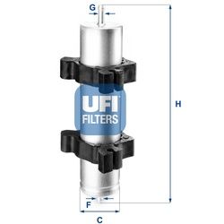 UFI Kraftstofffilter für BMW 3