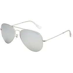 iVIATOR Sunglasses-Silver-127 Silver Mirror - Unisex