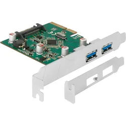 DELOCK 90298 - PCI Express x4 Karte > 2x extern USB 3.1 Gen 2 Typ-A Buchse