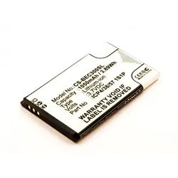 Akku passend für Bea-Fon C30, Li-Ion, 3,7V, 1050mAh, 3,9Wh