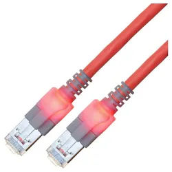 Easylan CS1ORCDCD0020 RJ45 Patchkabel CAT 6 S/FTP 2 m Rot 1 St. LAN-Kabel