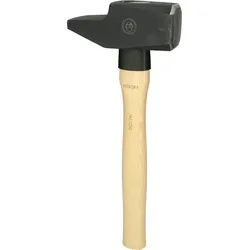 KS Tools Hammer Schlosserhammer, Hickory-Stiel, französische Form, 2500g