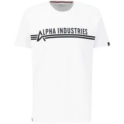 Alpha Industries T-Shirt »ALPHA INDUSTRIES Men - T-Shirts Alpha Industries T« Alpha Industries white/black XL