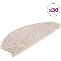 vidaXL Stufenmatte 65 x 24 x 4 cm Stufenmatten 30 Stk Taupe 65x24x4 cm grau