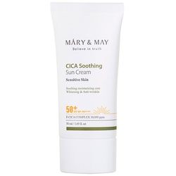 Mary & May - CICA Soothing Sun Cream SPF50+ PA++++ Sonnenschutz 50 ml