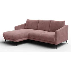 ECKSOFA VILT 3-Sitzer, altrosa