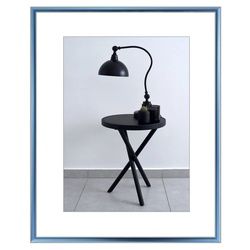 myposterframe Einzelrahmen Bilderrahmen Ariel aus Aluminium, (1 Stück), 49,3x69,3 cm, Stahl Blau, Aluminium blau 49,3 cm x 69,3 cm