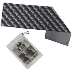 speecheese Sporthandtuch Rauten Muster Eishandtuch XL