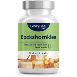 gloryfeel ® Bockshornklee Kapseln aktiviert - Mit Eisen und Vitamin D3 240 St