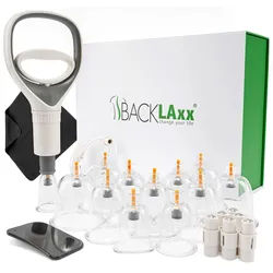 BACKLAxx® Schröpfgläser Set 12 St transparent Unisex