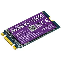 MAKERDISK, NVMe M.2 SSD-Festplatte – 128 GB für Raspberry Pi, MMR-NV2242128