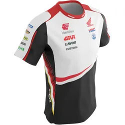 Ixon Honda LCR GP Replica Kinder T-Shirt, schwarz-weiss-rot, Größe 10 Jahre